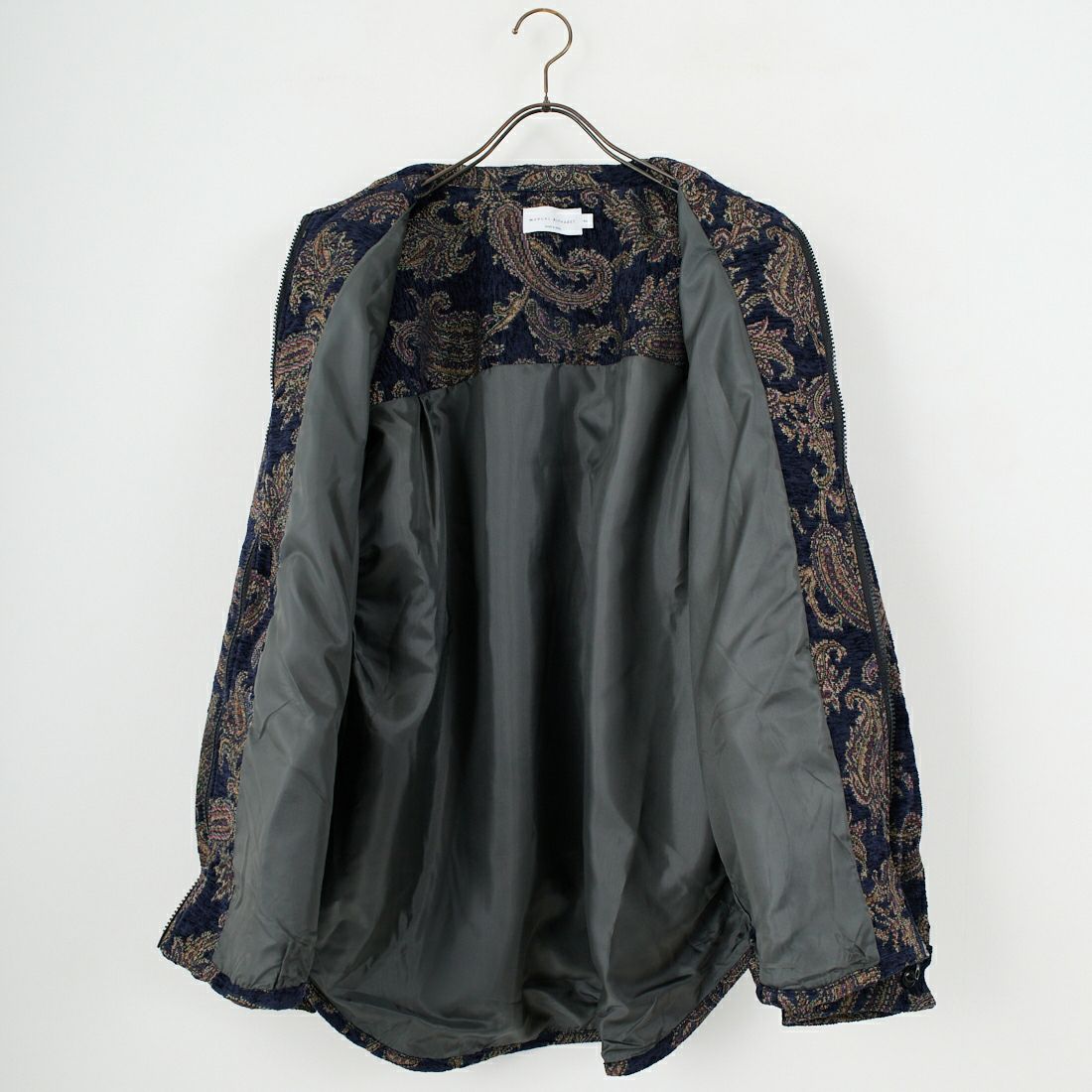 MANUAL ALPHABET [マニュアルアルファベット] ゴブラン ジップシャツジャケット [MA-J-421] NAVY