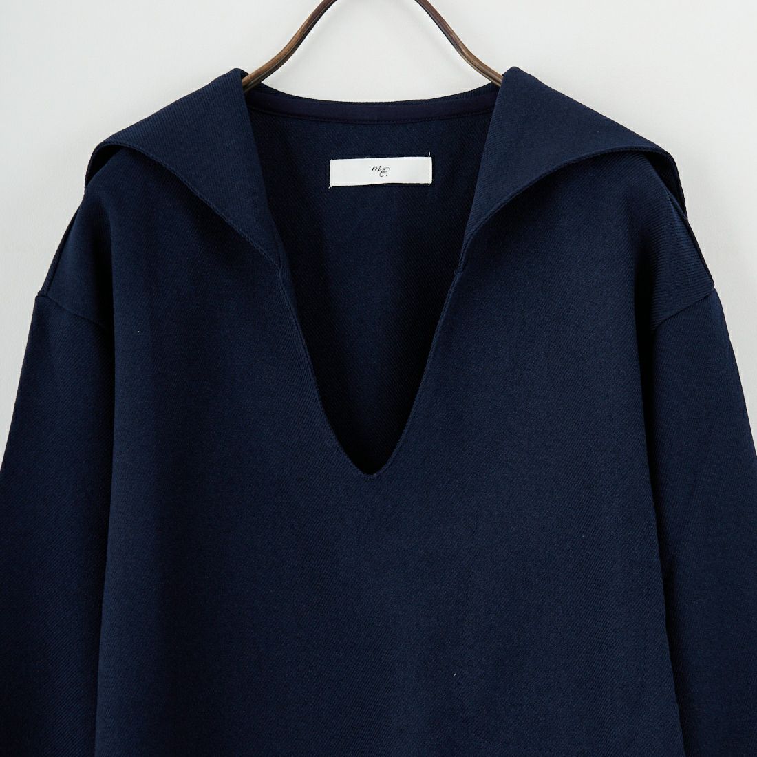 me. [ミードット] セーラーカラースモック [ME-25302] 278 N.NAVY
