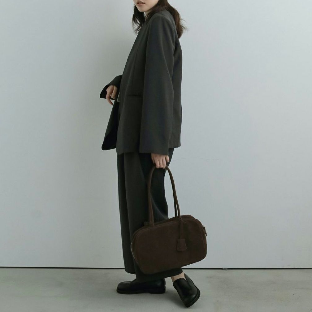 anuke [アンヌーク] エコレザーボストンバッグ [62521018] BRN