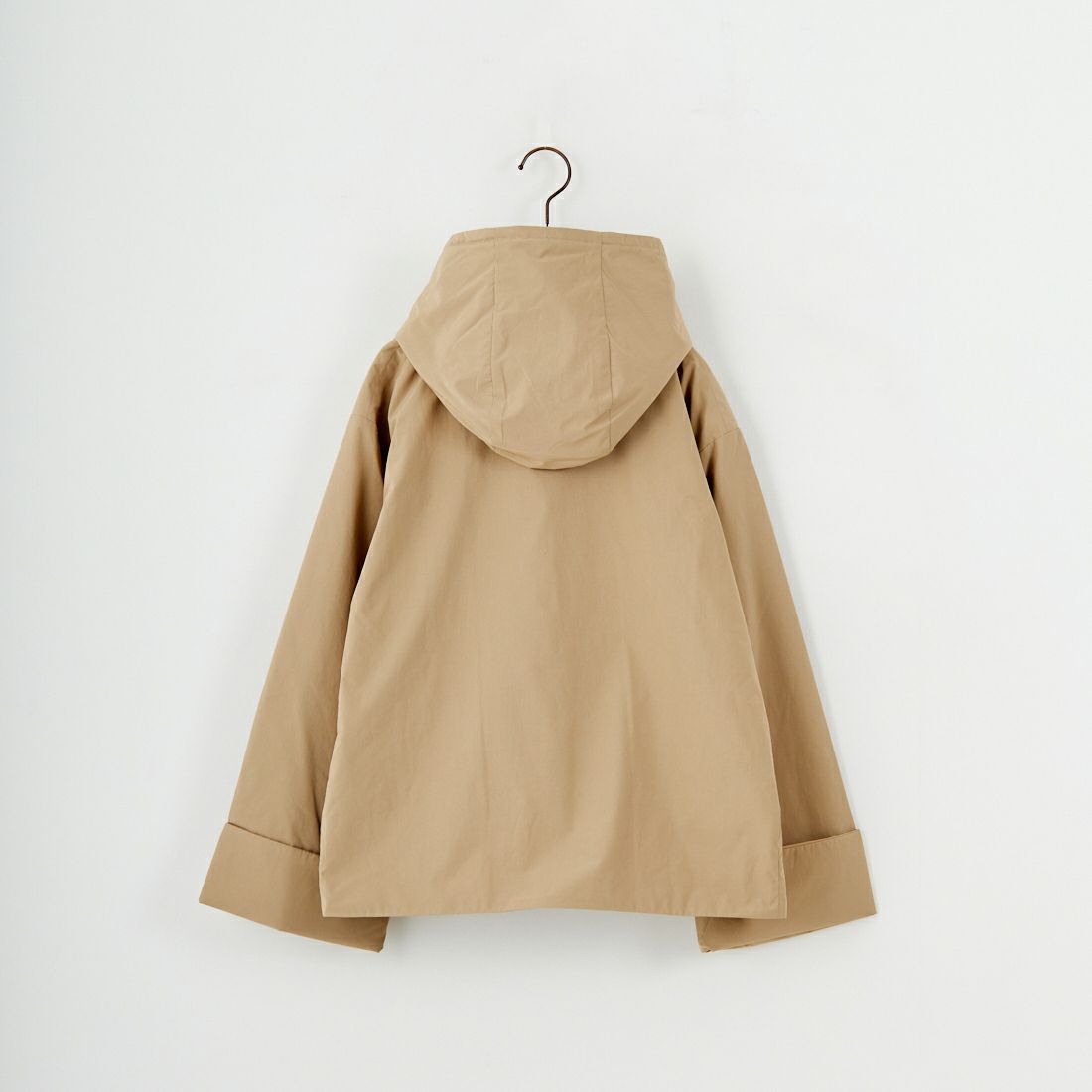 DANTON [ダントン] ピーチタフタ フーデッドジャケット [DT-A0673PNT] BEIGE