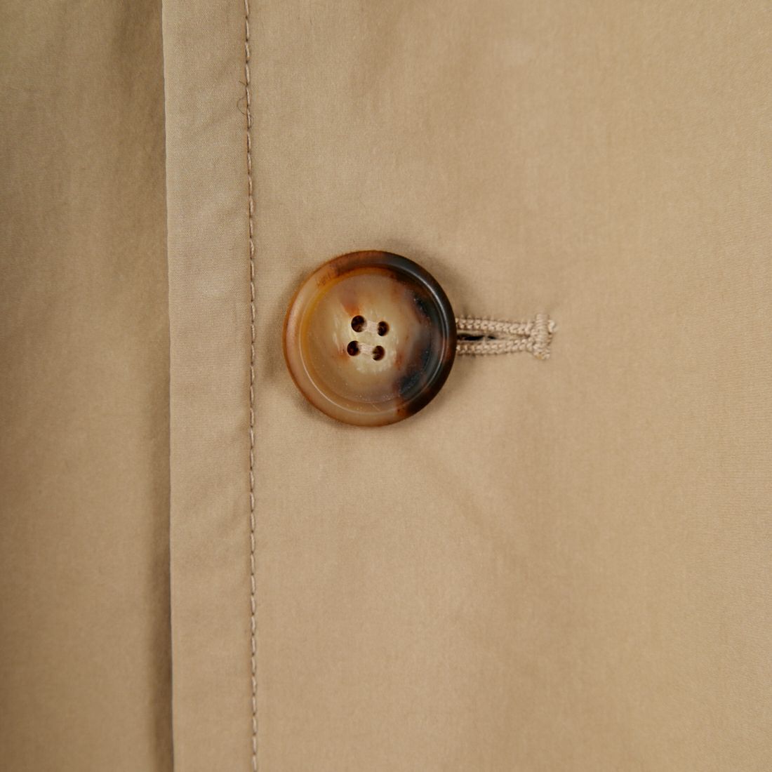 DANTON [ダントン] ピーチタフタ フーデッドジャケット [DT-A0673PNT] BEIGE