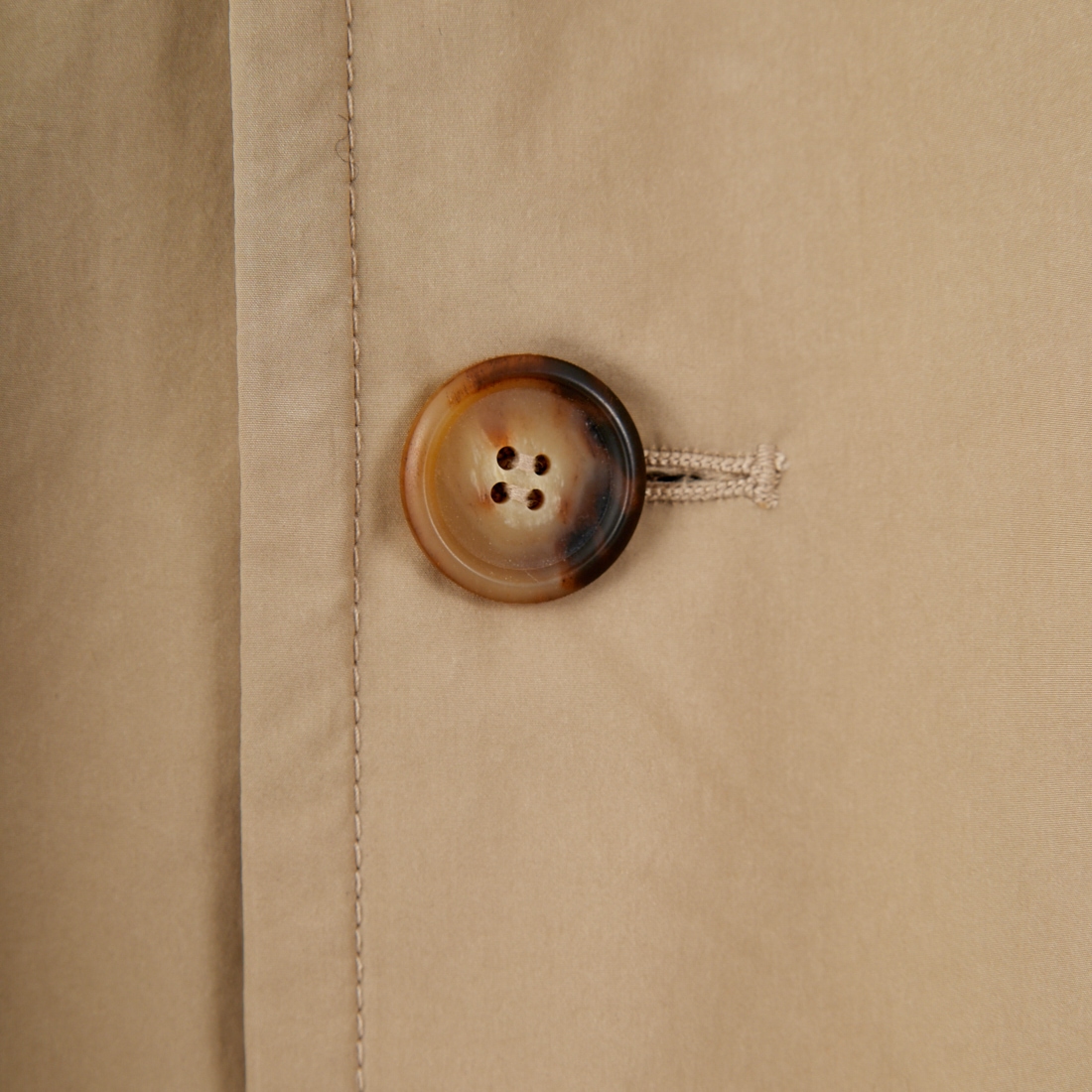 DANTON [ダントン] ピーチタフタ フーデッドジャケット [DT-A0673PNT] BEIGE