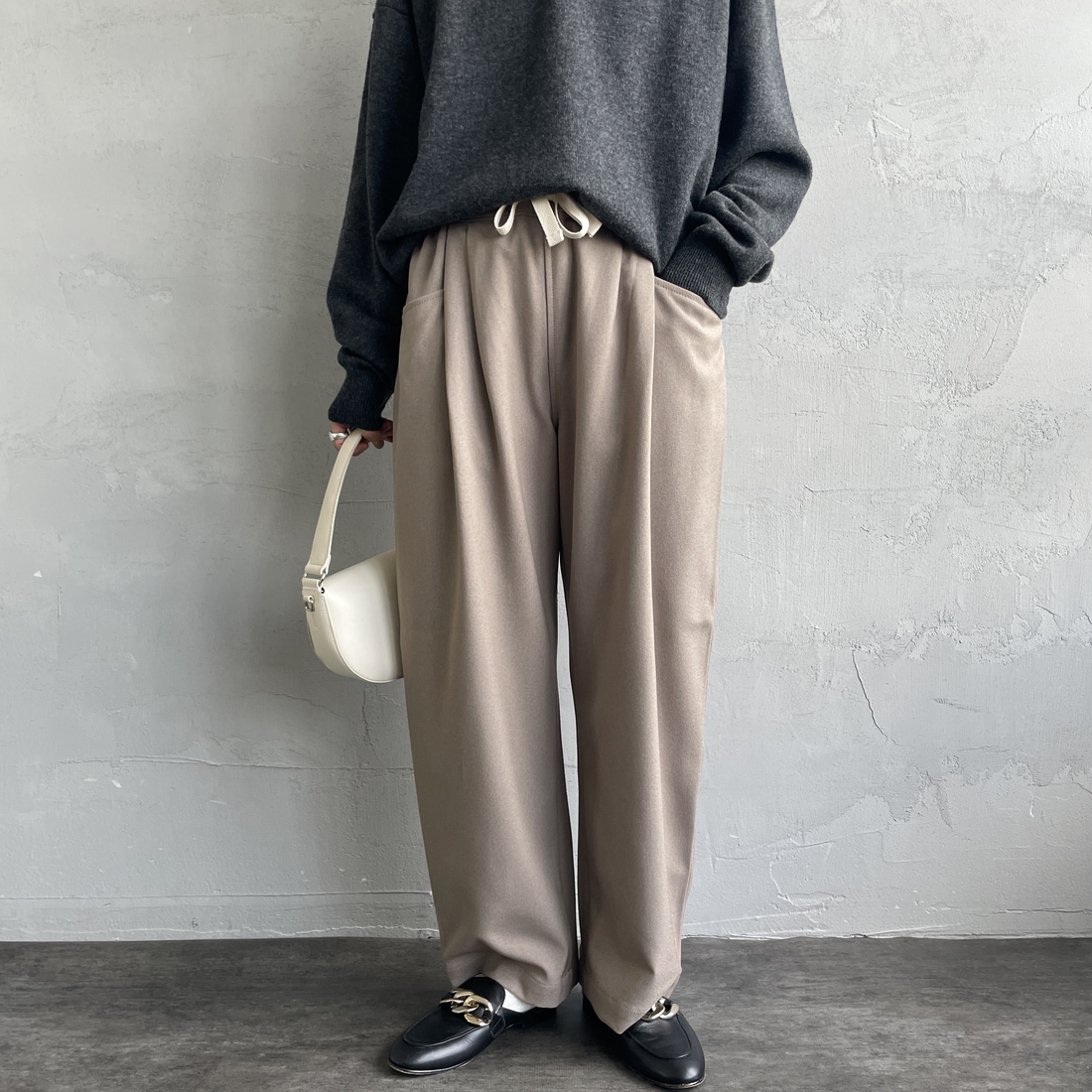 TAUPE&&モデル身長：158cm 着用サイズ：36&&