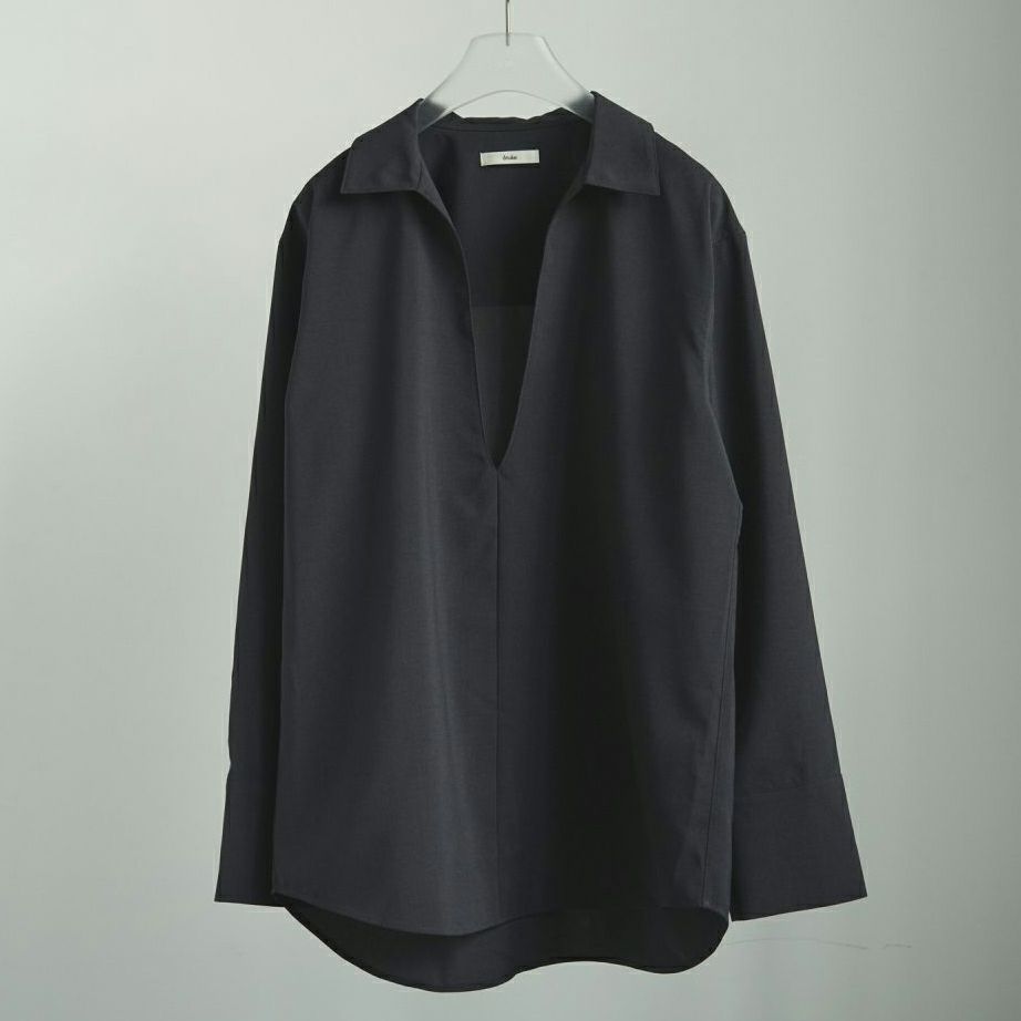 anuke [アンヌーク] ディープスキッパーシャツ [62520412] C/GRY