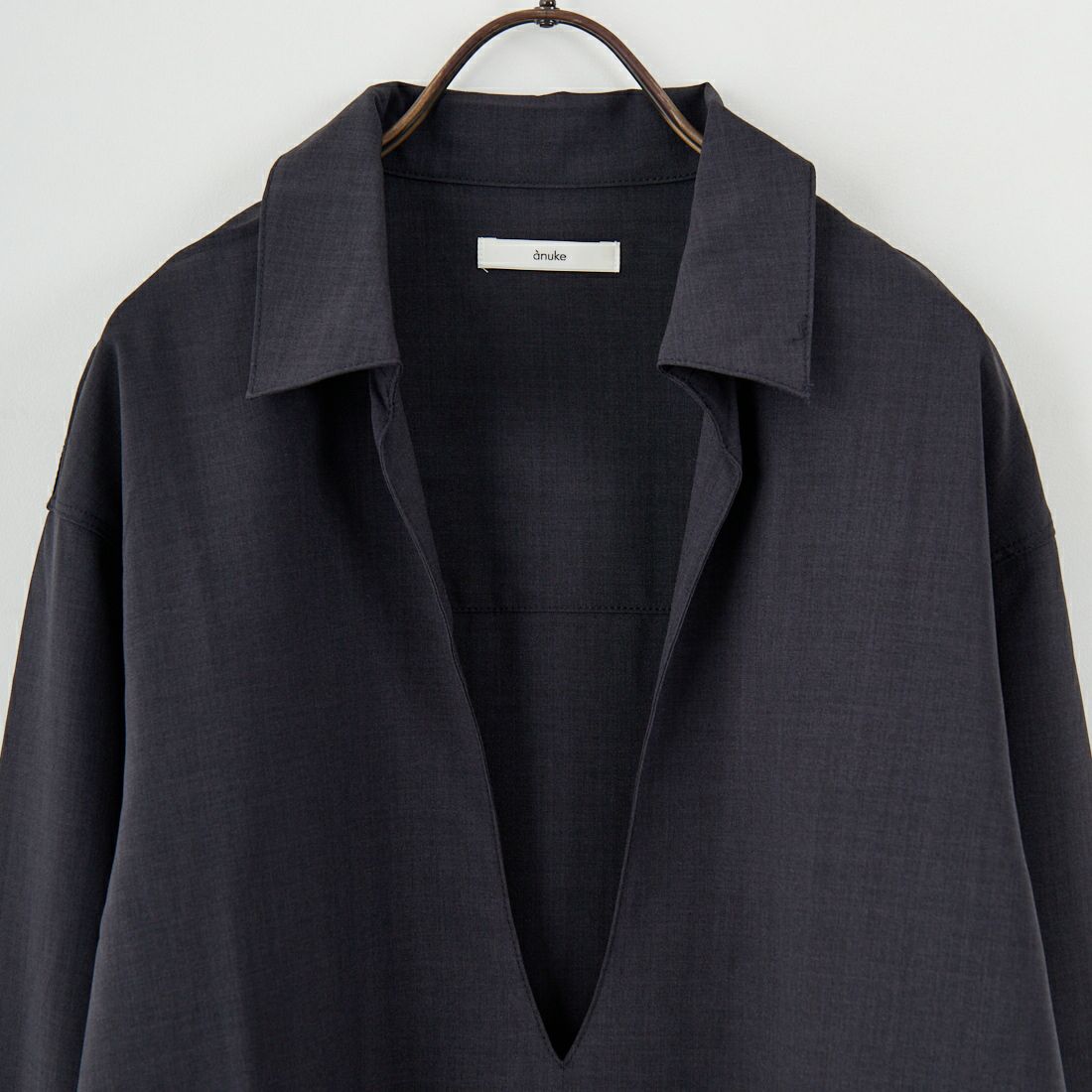 anuke [アンヌーク] ディープスキッパーシャツ [62520412] C/GRY