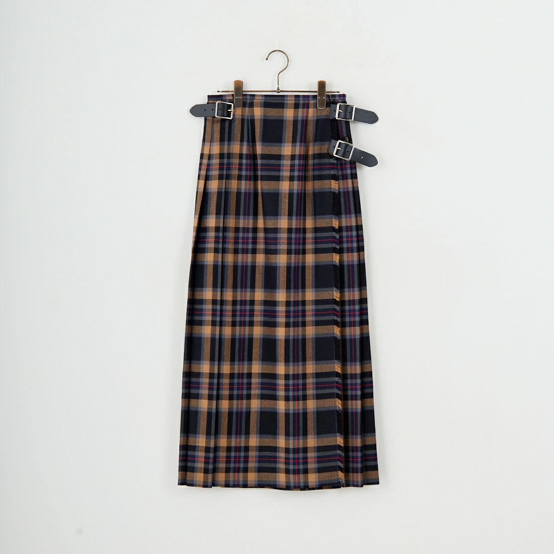 ONEIL OF DUBLIN [オニールオブダブリン] ウールロングキルトスカート