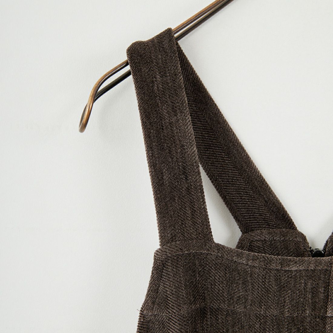 CLOCHE [クロシェ] ヘリンボーン2WAYサロペット [55286559] ﾁｬｺｰﾙ