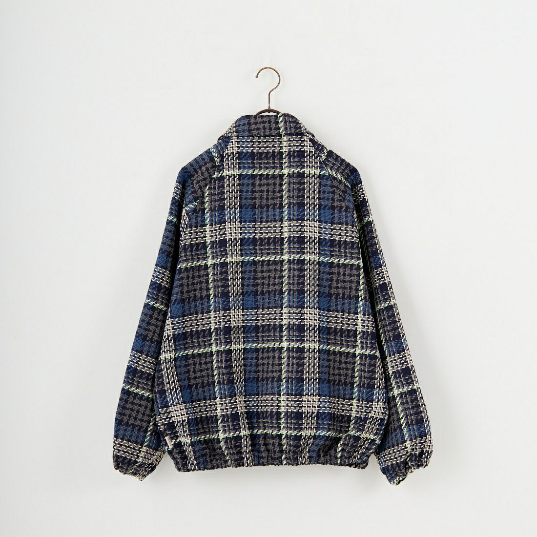 HELLO CALIF [ハローカリフ] ツイストツイルチェックコーチジャケット [HC-254-074] 820 BLUE