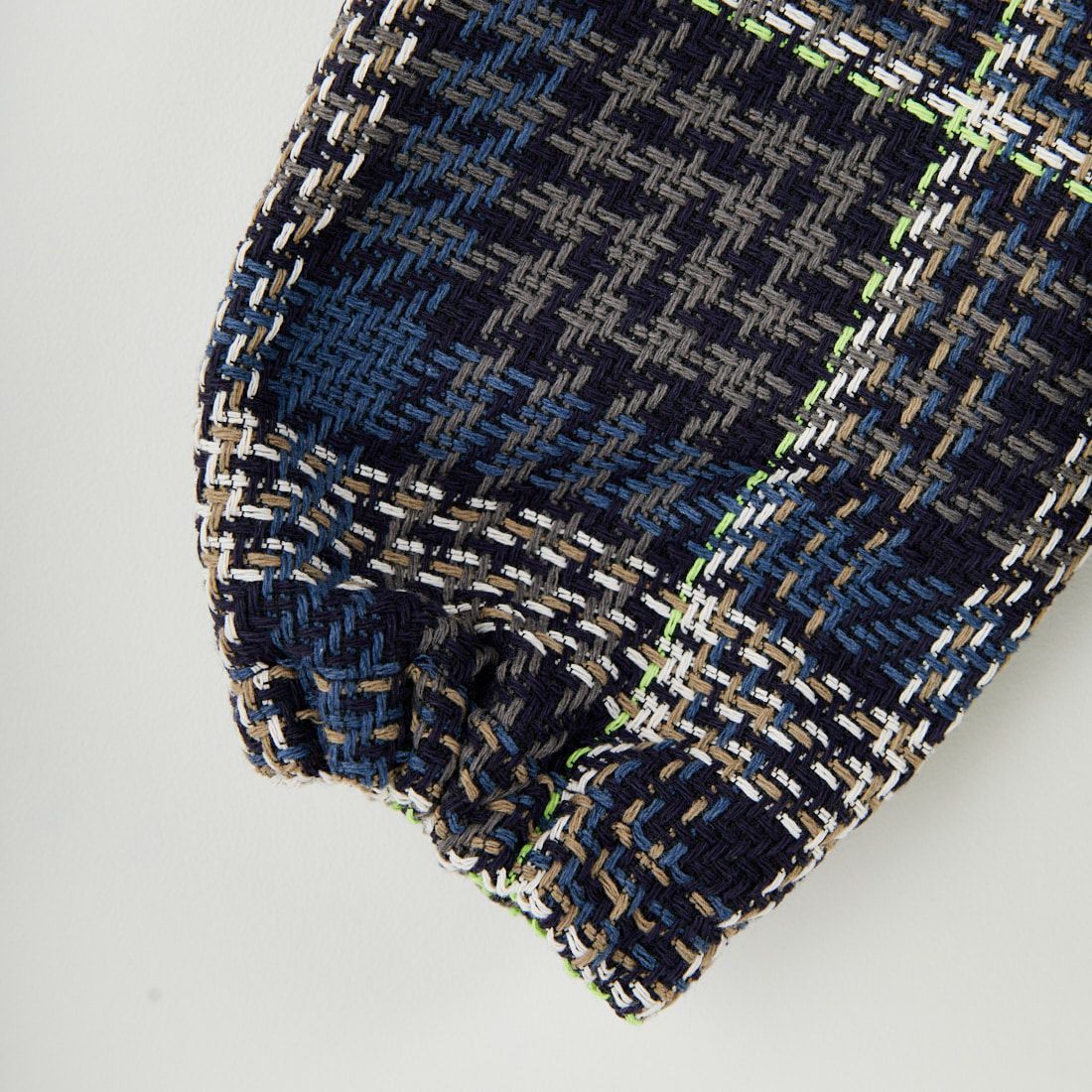 HELLO CALIF [ハローカリフ] ツイストツイルチェックコーチジャケット [HC-254-074] 820 BLUE