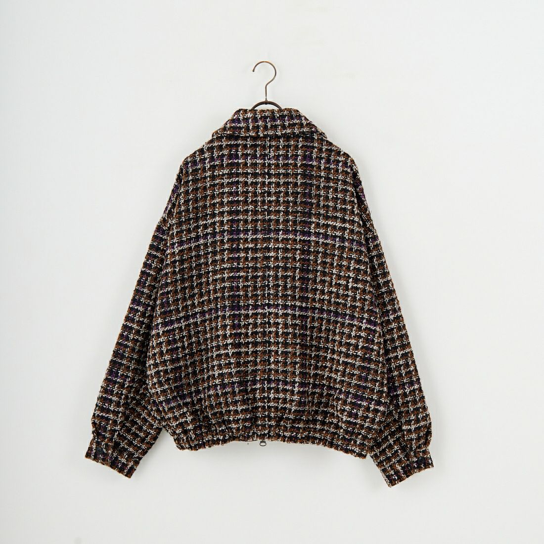 Noir Fabrik [ヌワールファブリック] ファンシーヤーンボンバージャケット [NF-254-073] 840 BEIGE