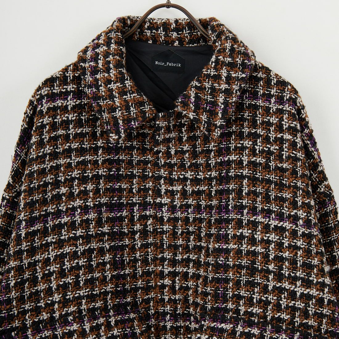 Noir Fabrik [ヌワールファブリック] ファンシーヤーンボンバージャケット [NF-254-073] 840 BEIGE