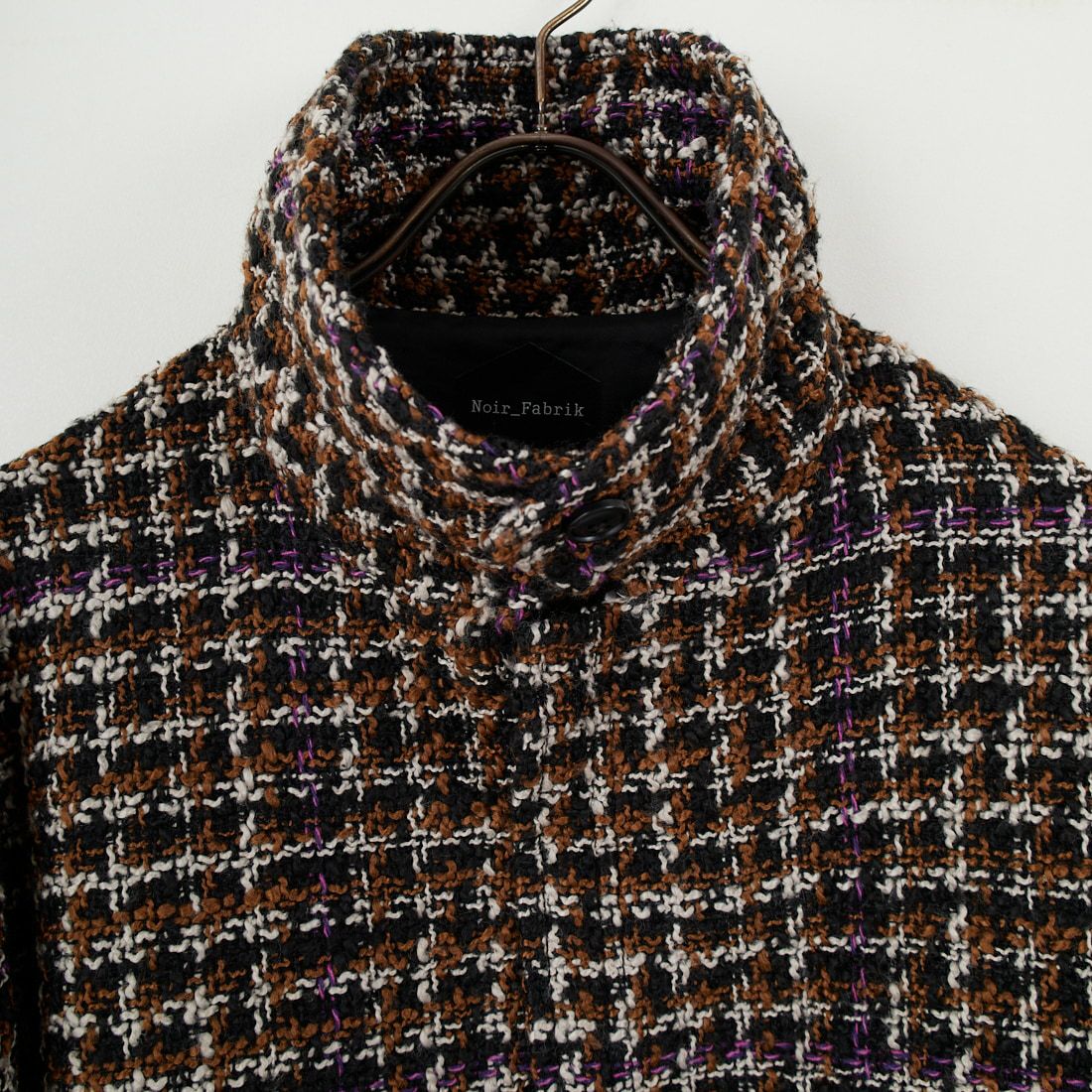 Noir Fabrik [ヌワールファブリック] ファンシーヤーンボンバージャケット [NF-254-073] 840 BEIGE