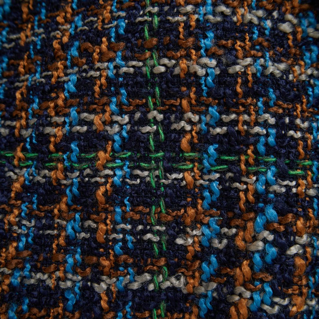 Noir Fabrik [ヌワールファブリック] ファンシーヤーンボンバージャケット [NF-254-073] 530 NAVY