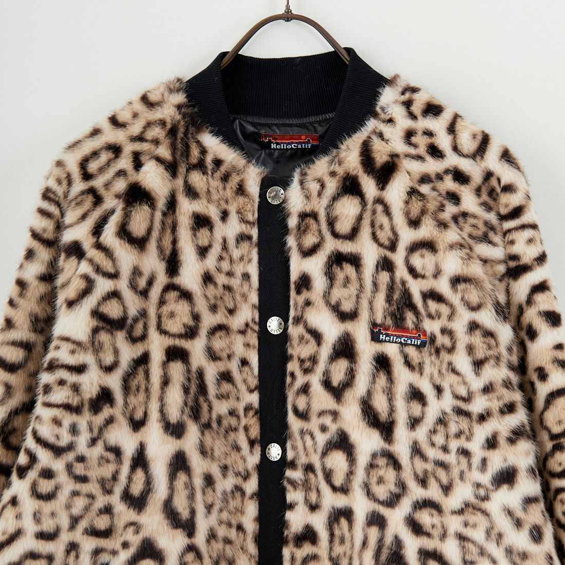 HELLO CALIF [ハローカリフ] ファーボンバーコーチジャケット [HC-254-057] LEOPARD