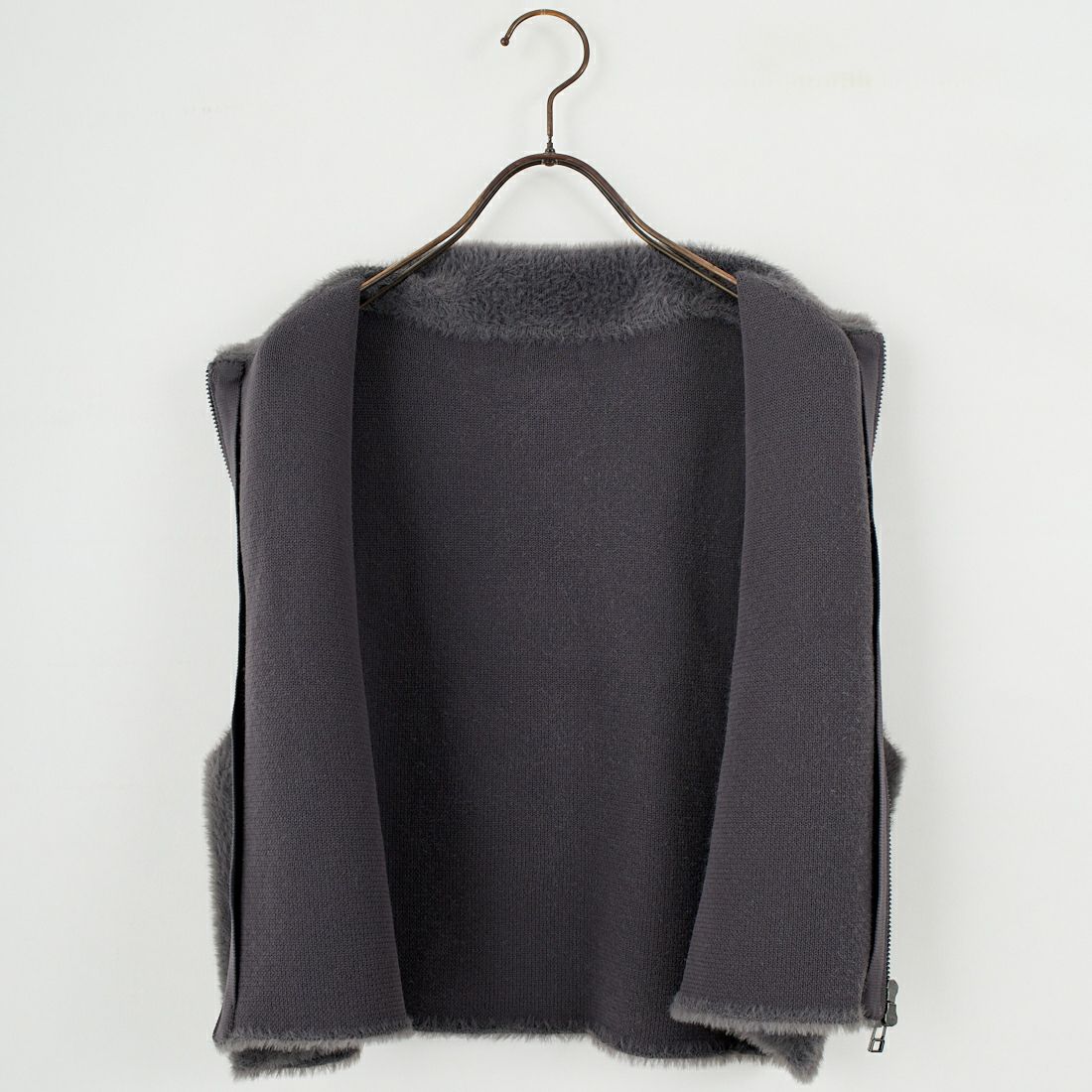 CLOCHE [クロシェ] もこもこファーベスト [55285509] ﾁｬｺｰﾙ