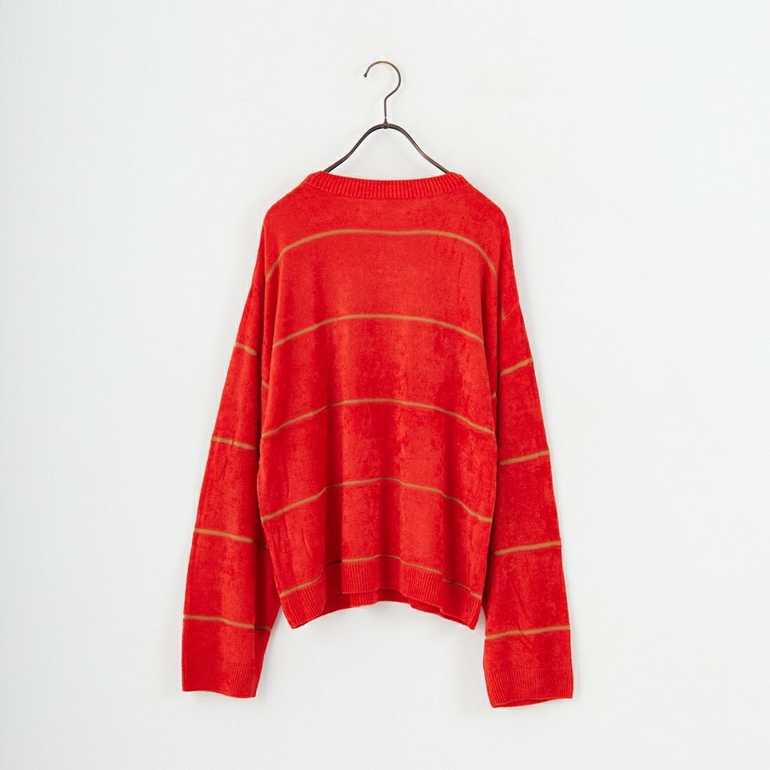 WHYTO. [ホワイト] ワイドボーダーニット [WHT25FKN4034] RED