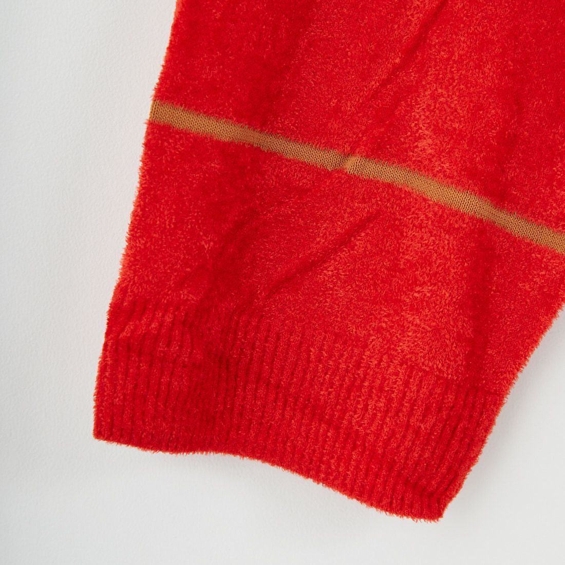 WHYTO. [ホワイト] ワイドボーダーニット [WHT25FKN4034] RED