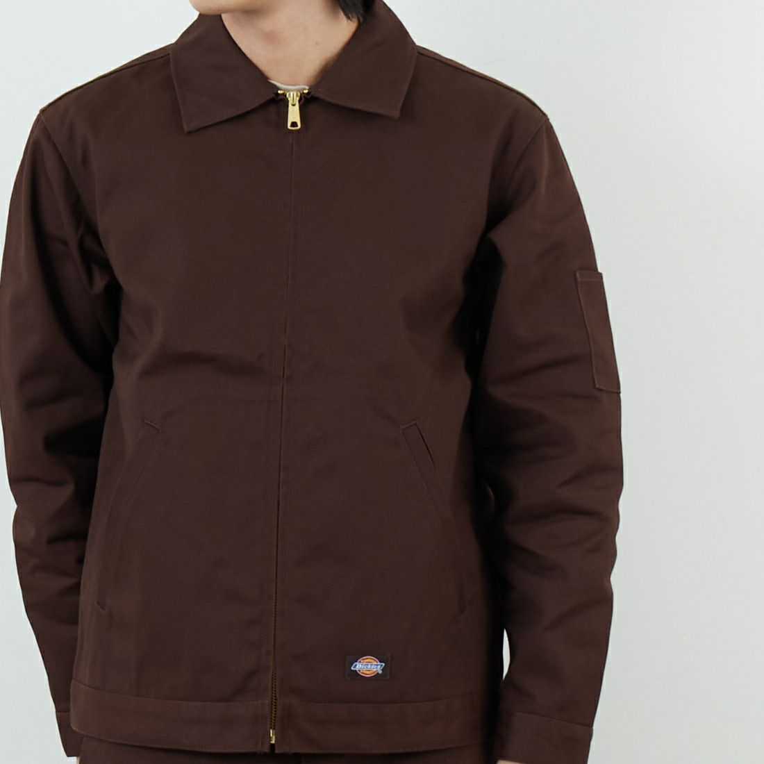 Dickies [ディッキーズ] Extended By GORO NAKATSUGAWA (MIN-NANO) JT75 アイゼンハワージャケット [81409400] 71 Dﾌﾞﾗｳﾝ &&モデル身長：179cm 着用サイズ：M&&