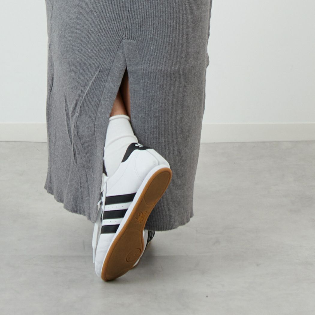 USINE [ユジーヌ] リブニットワンピース [11256853] ｸﾞﾚｰ &&モデル身長：162cm 着用サイズ：36&&