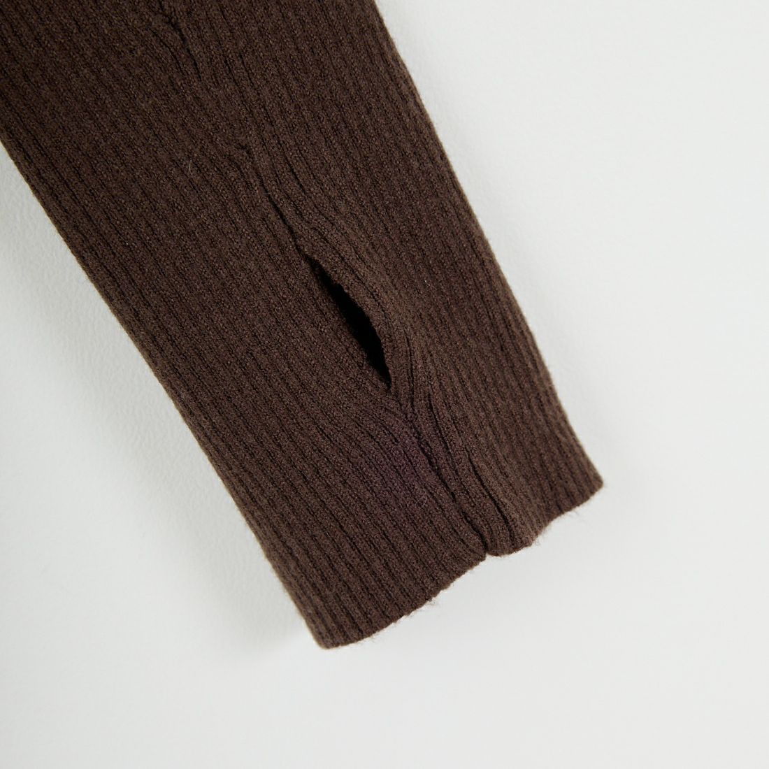 USINE [ユジーヌ] リブニットワンピース [11256853] ﾌﾞﾗｳﾝ