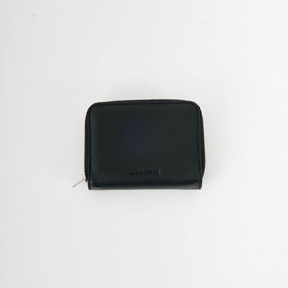 MAISON KITSUNE [メゾン キツネ] プロフィールフォックス ジップウォレット [MW05346LC0045] P199 BLACK