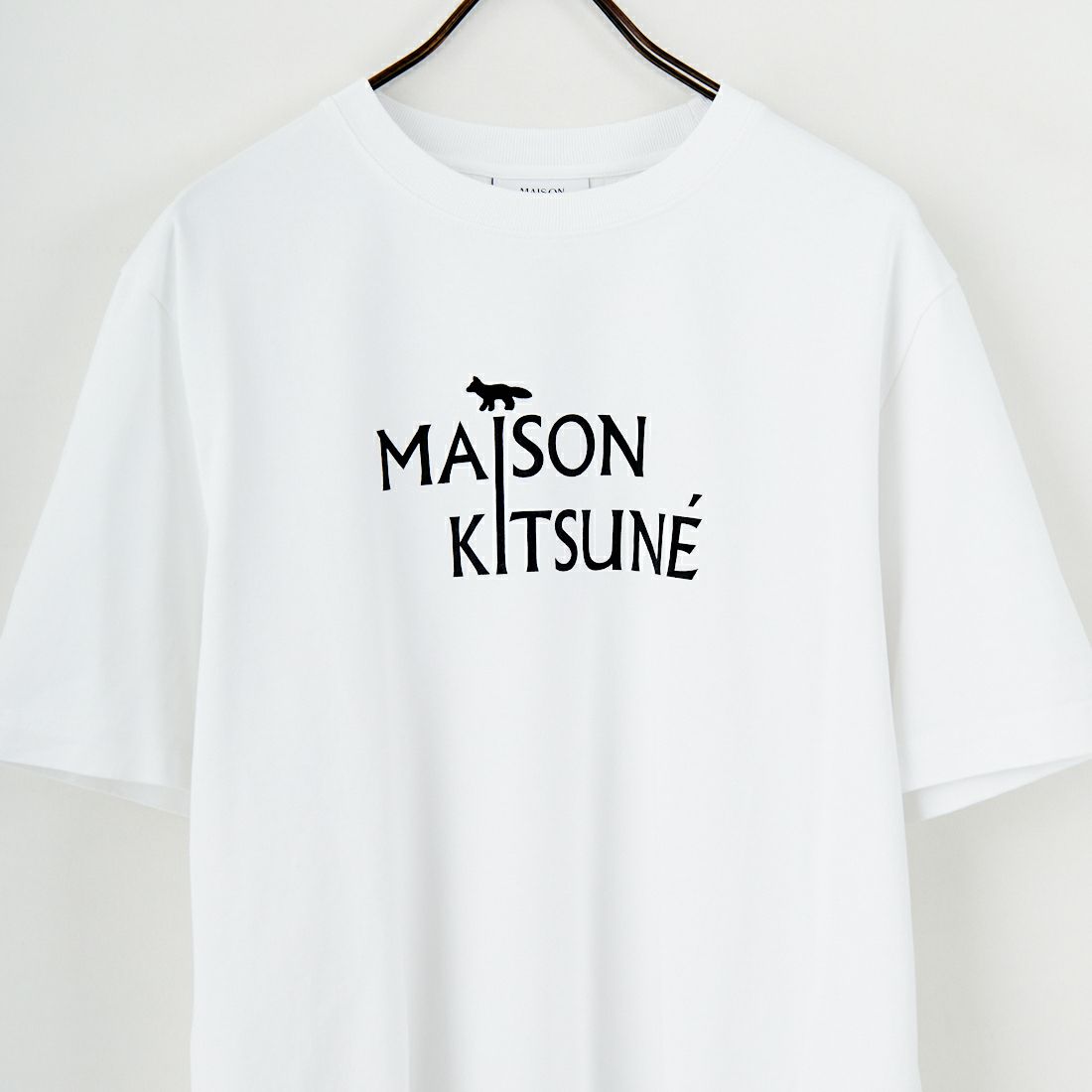 MAISON KITSUNE [メゾン キツネ] PILLAR コンフォートTシャツ [PM00115KJ7025] P100 WHITE