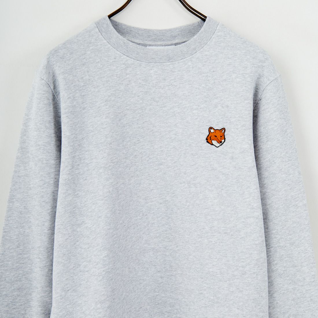MAISON KITSUNE [メゾン キツネ] フォックスヘッド レギュラースウェット [PM00303KM0340] H120 LT.GR