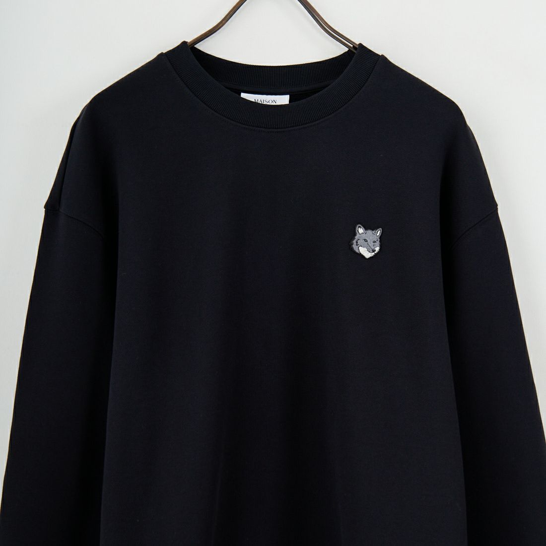 MAISON KITSUNE [メゾン キツネ] フォックスヘッド コンフォートスウェット [PM00304KM0341] P199 BLACK