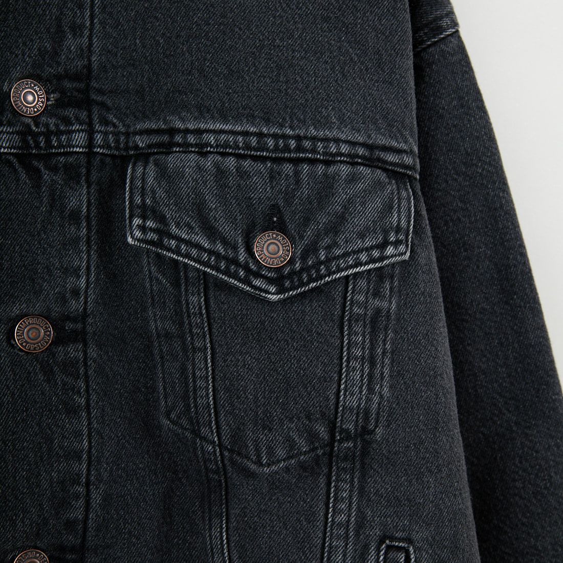 orSlow [オアスロウ] フランネルチェックライニング デニムジャケット [01-6105] D61S BLACK