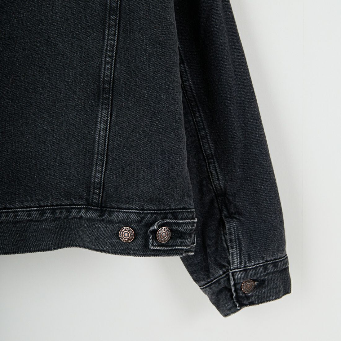 orSlow [オアスロウ] フランネルチェックライニング デニムジャケット [01-6105] D61S BLACK