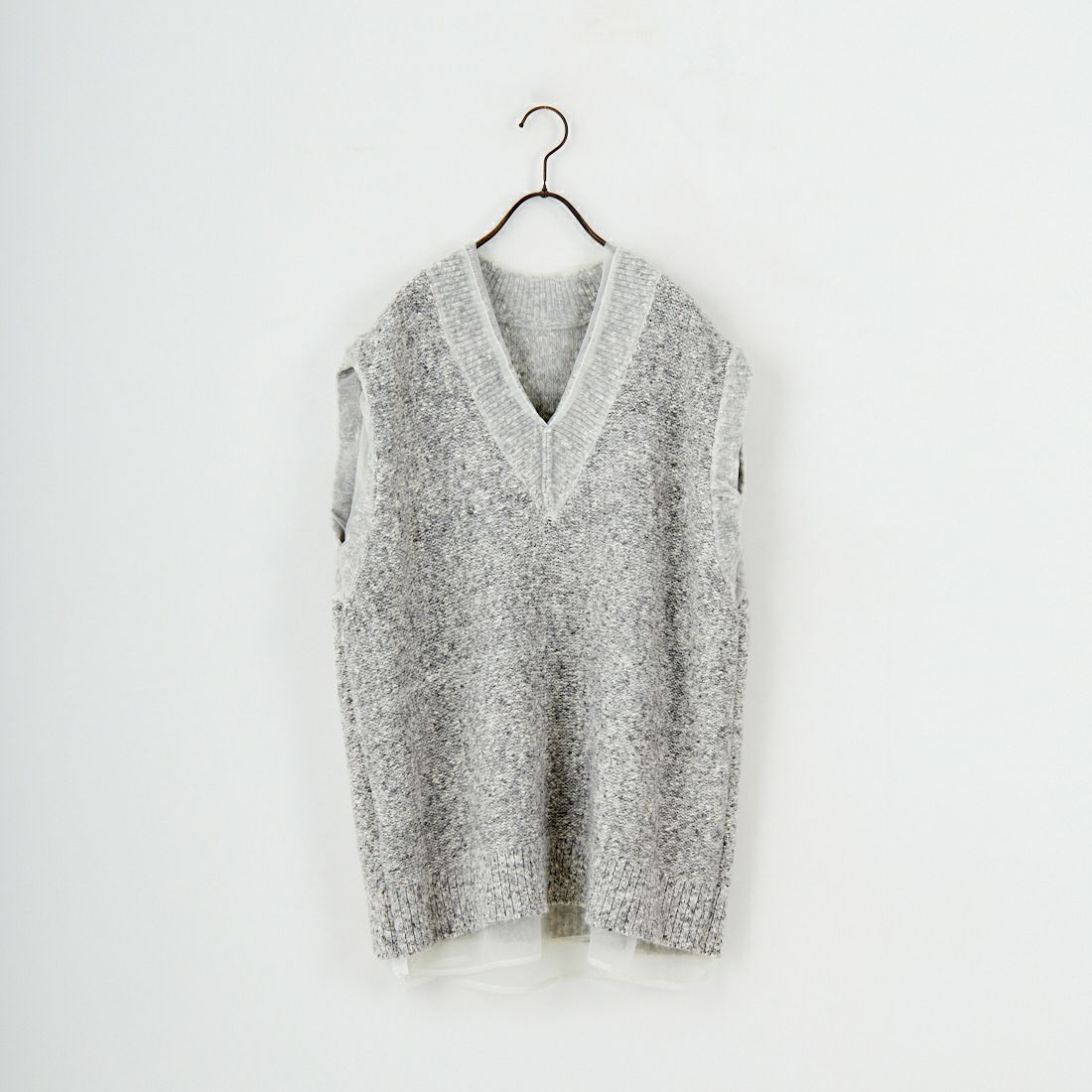 CHIGNON [シニヨン] リバーオーガンドッキングベスト [9554-083JR] GRAY