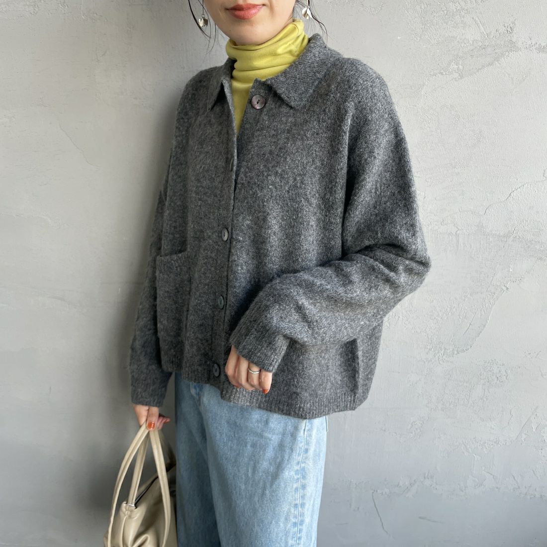 92 D.GRAY&&モデル身長：160cm 着用サイズ：F&&