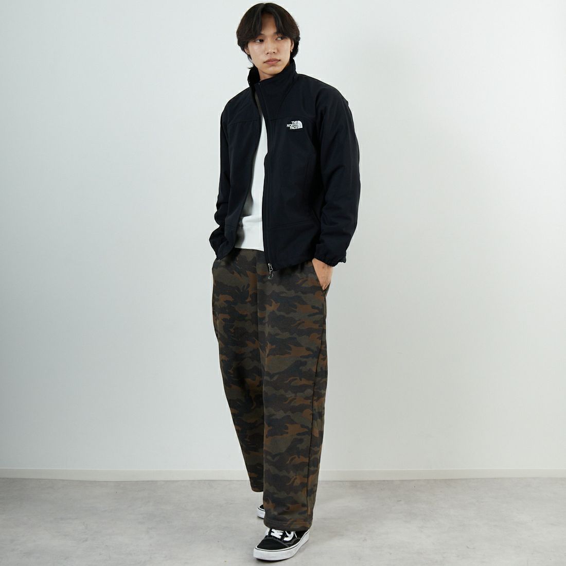THE NORTH FACE [ザ ノースフェイス] アドバンスドジャケット [NP72550] K &&モデル身長：179cm 着用サイズ：M&&