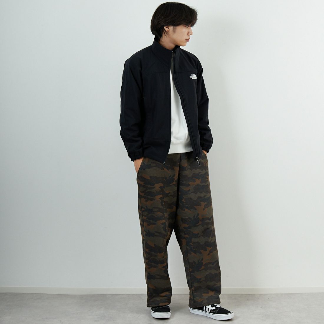 THE NORTH FACE [ザ ノースフェイス] アドバンスドジャケット [NP72550] K &&モデル身長：179cm 着用サイズ：M&&