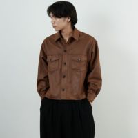 500 BROWN&&モデル身長：179cm 着用サイズ：1&&
