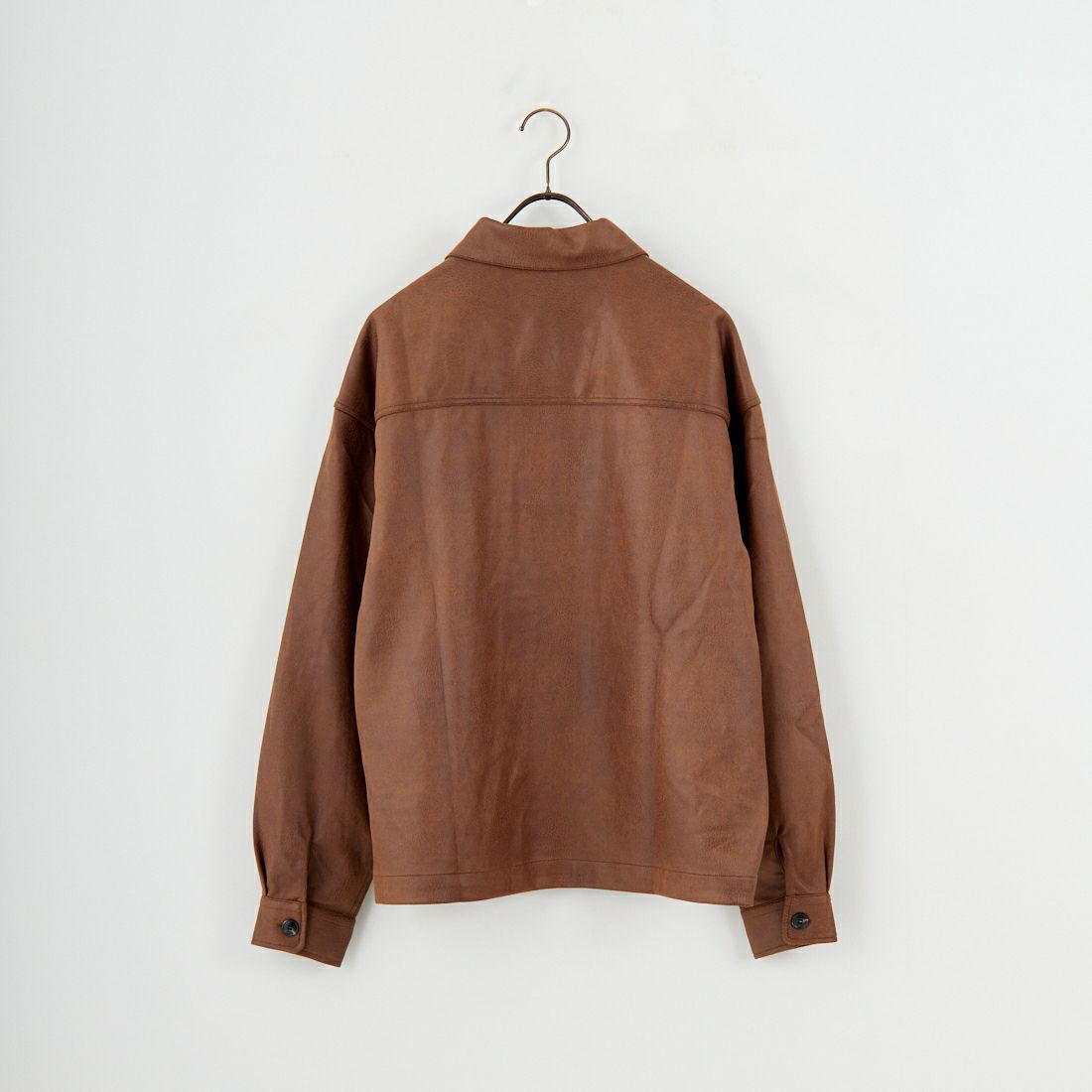 SLICK [スリック] シンセティックレザートラッカージャケット [5111047] 500 BROWN
