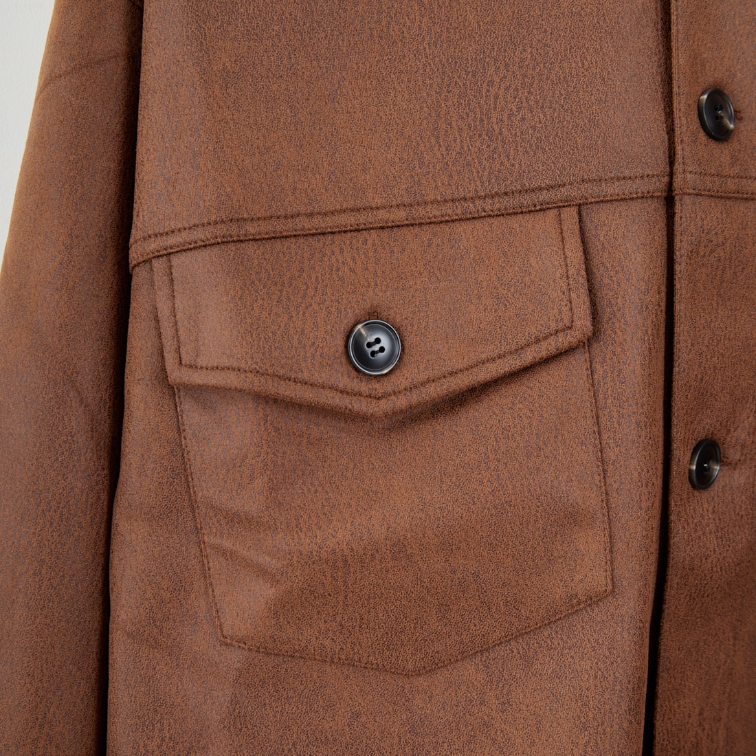 SLICK [スリック] シンセティックレザートラッカージャケット [5111047] 500 BROWN