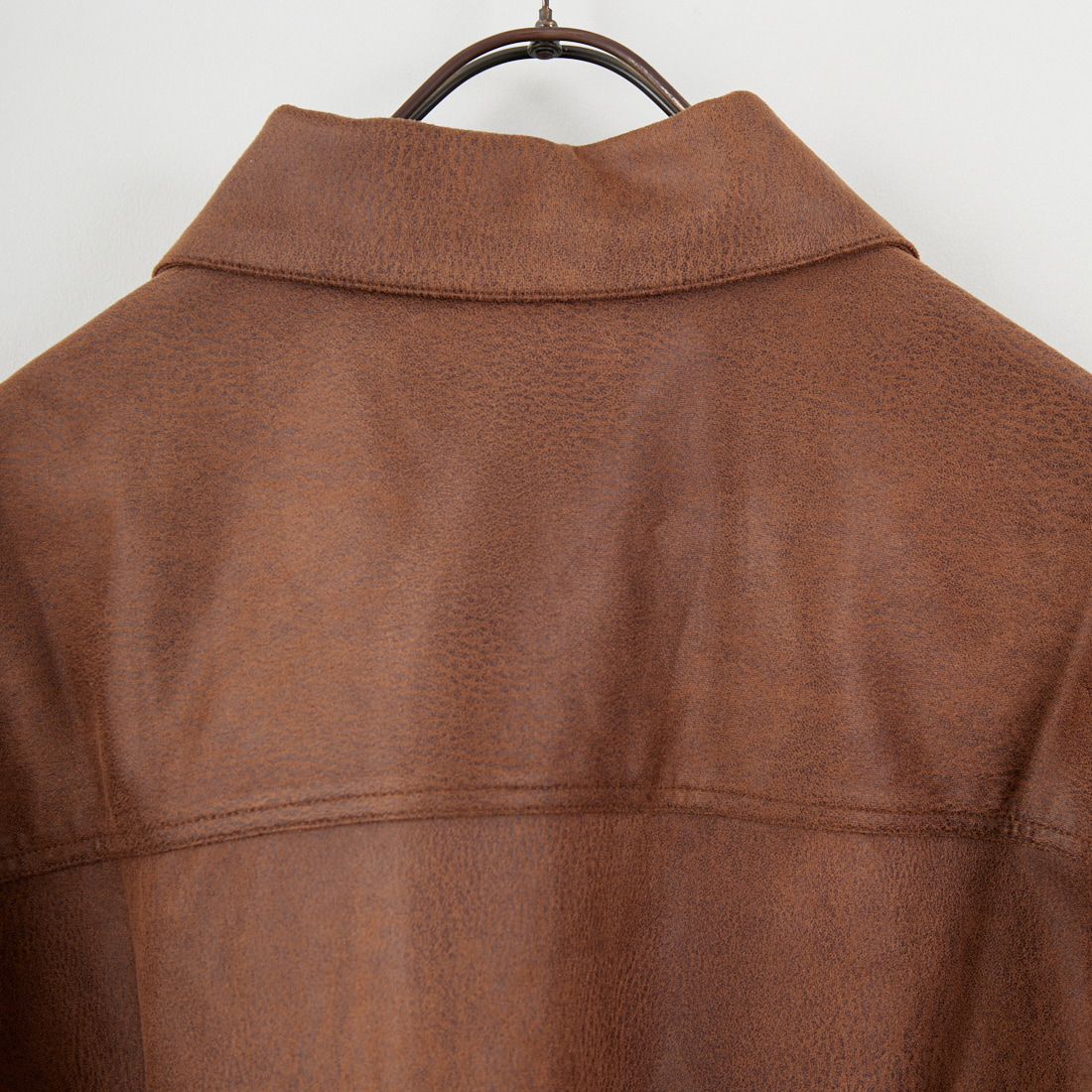 SLICK [スリック] シンセティックレザートラッカージャケット [5111047] 500 BROWN