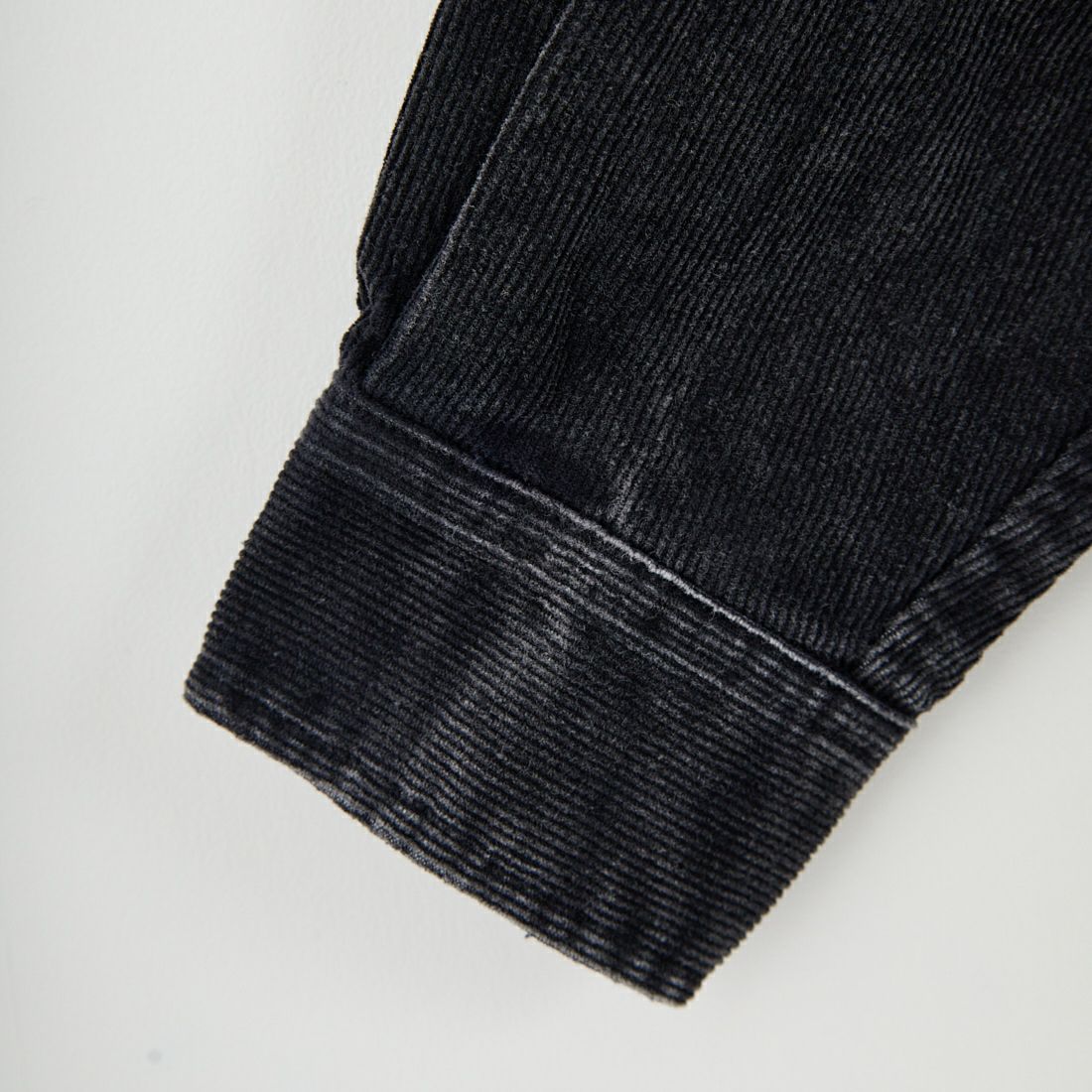 SLICK [スリック] サルファーダイ コーデュロイレギュラーシャツ [5121041] 700 BLACK