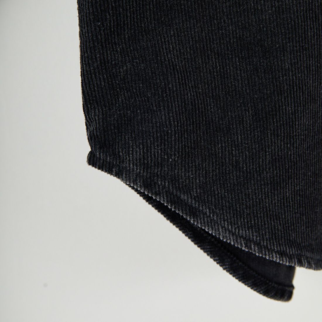 SLICK [スリック] サルファーダイ コーデュロイレギュラーシャツ [5121041] 700 BLACK