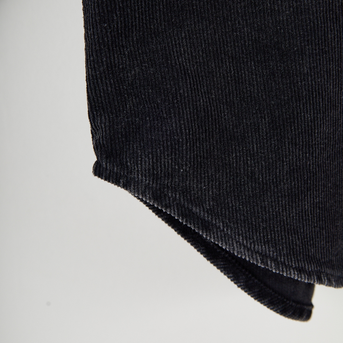 SLICK [スリック] サルファーダイ コーデュロイレギュラーシャツ [5121041] 700 BLACK