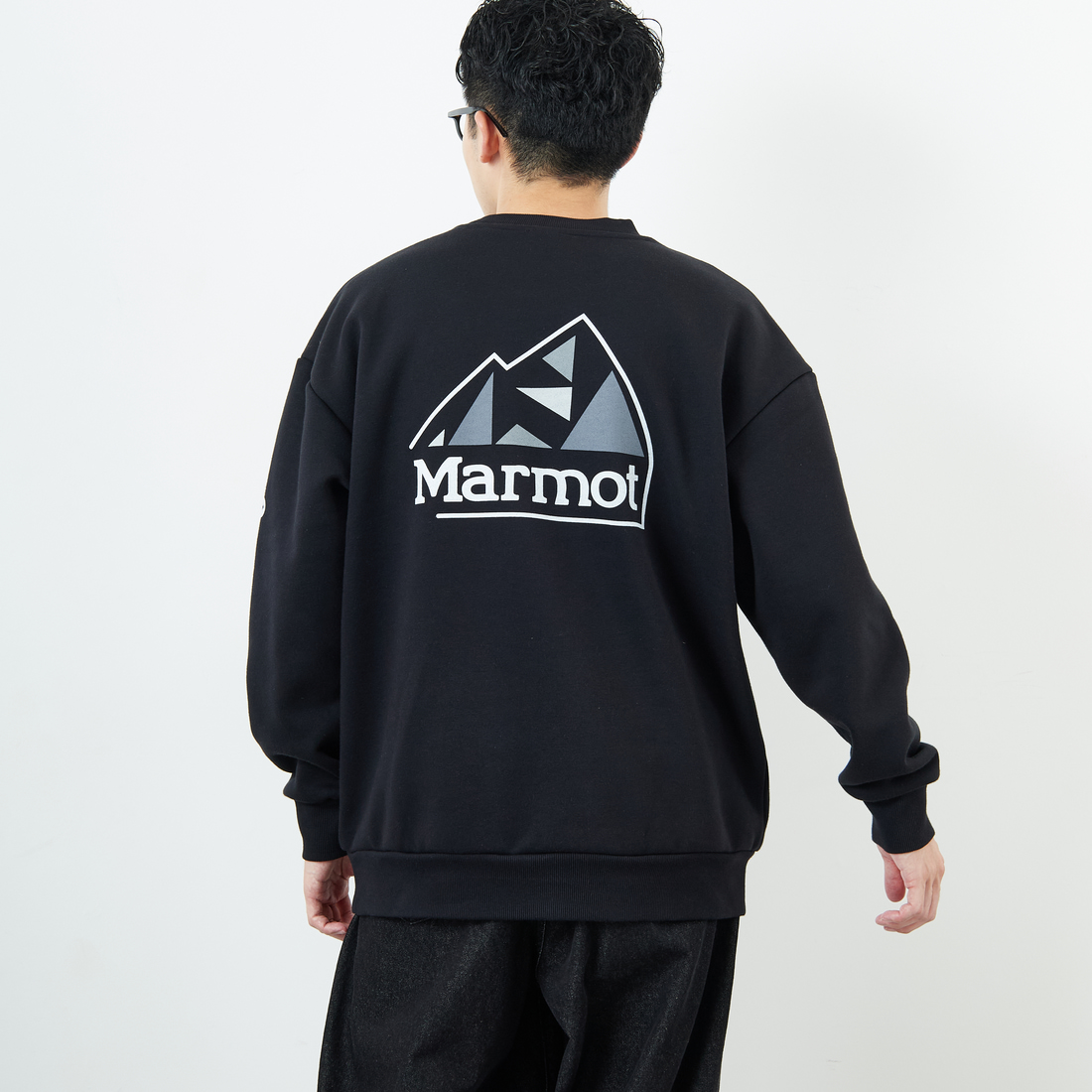 BLACK&&モデル身長：168cm 着用サイズ：L&&