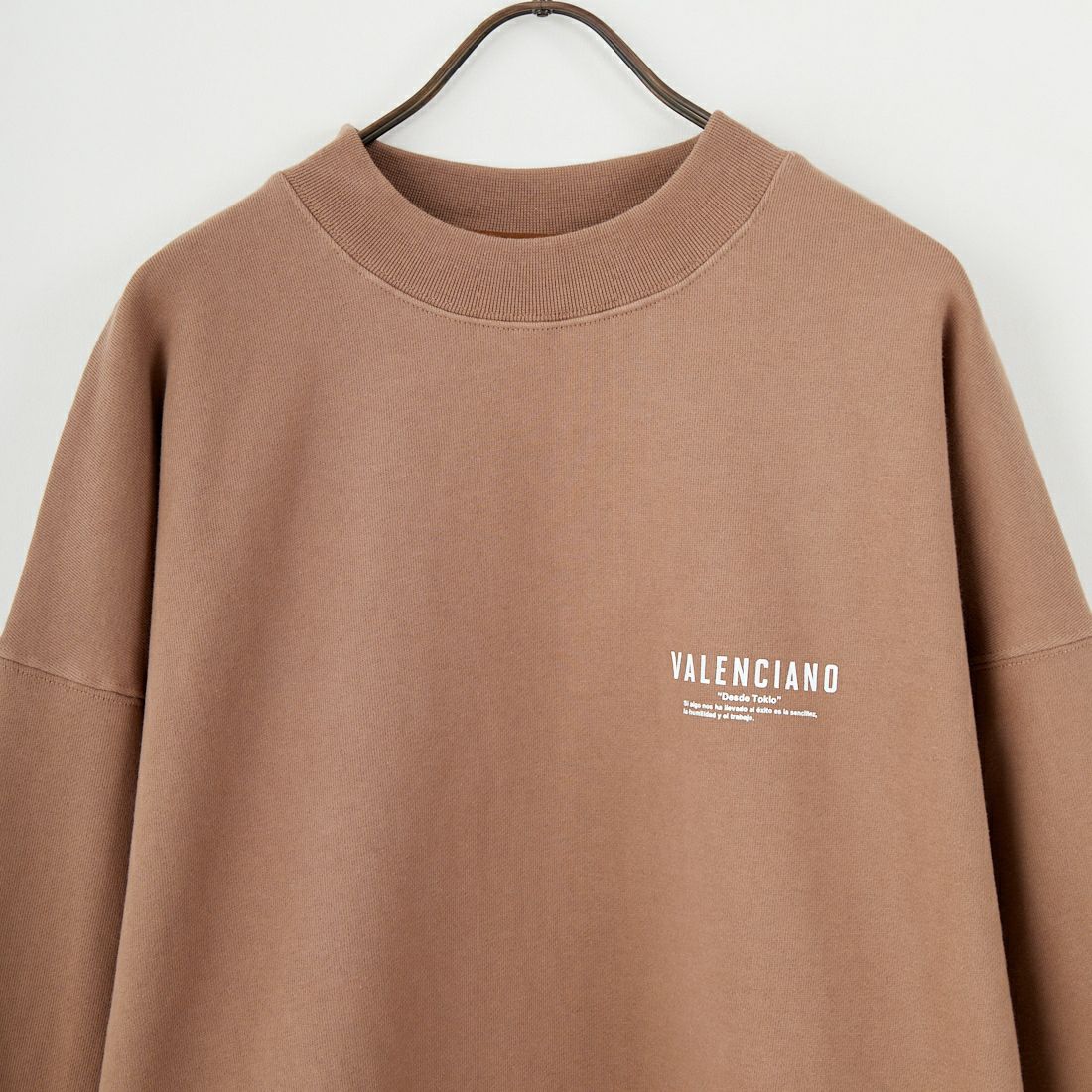 VALENCIANO BY KELME [バレンシアーノ バイ ケレメ] ロングスリーブ クルーネックスウェット [KV25F605] 31 BROWN