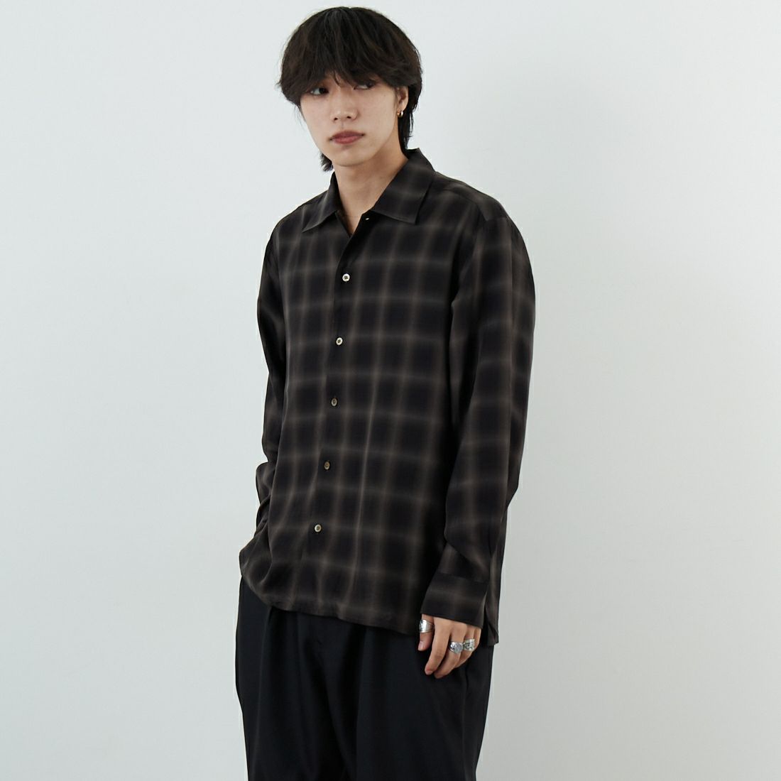 BLACK&&モデル身長：179cm 着用サイズ：2&&