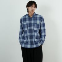 BLU&&モデル身長：179cm 着用サイズ：M&&