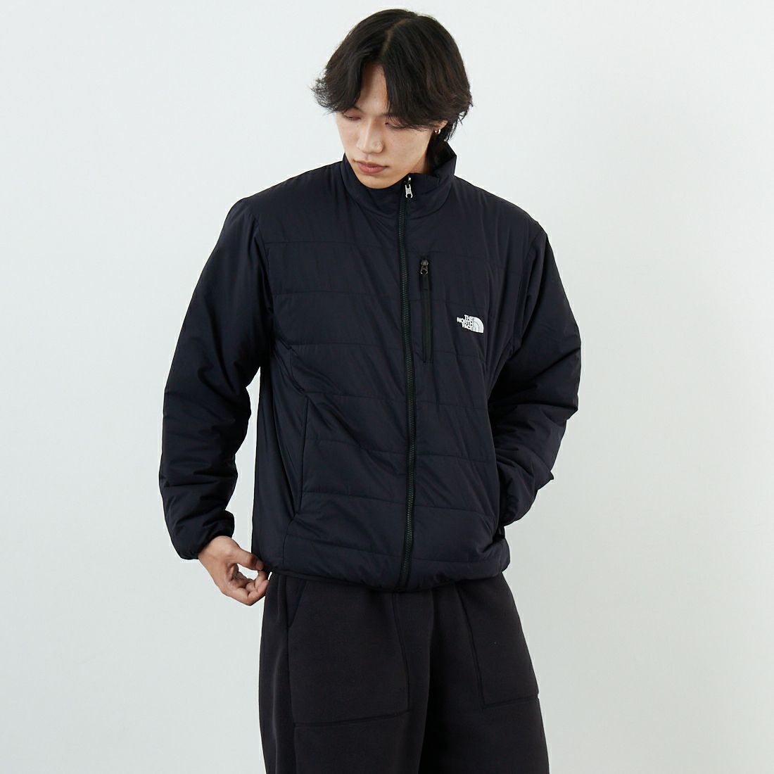 THE NORTH FACE [ザ ノースフェイス] ライトライダージャケット [NY82554] K &&モデル身長：179cm 着用サイズ：M&&