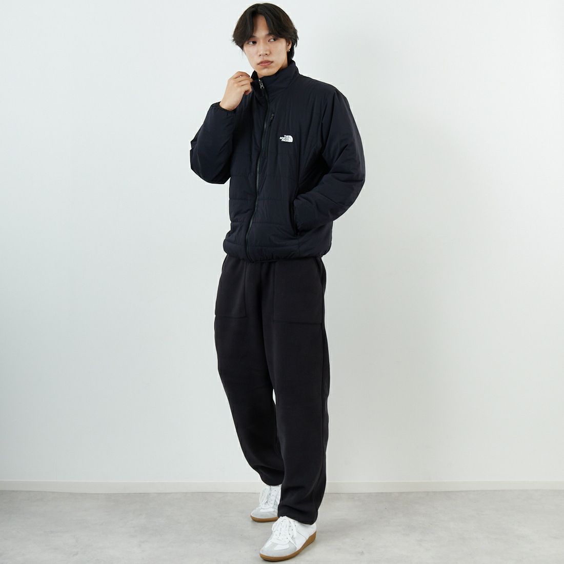 THE NORTH FACE [ザ ノースフェイス] ライトライダージャケット [NY82554] K &&モデル身長：179cm 着用サイズ：M&&