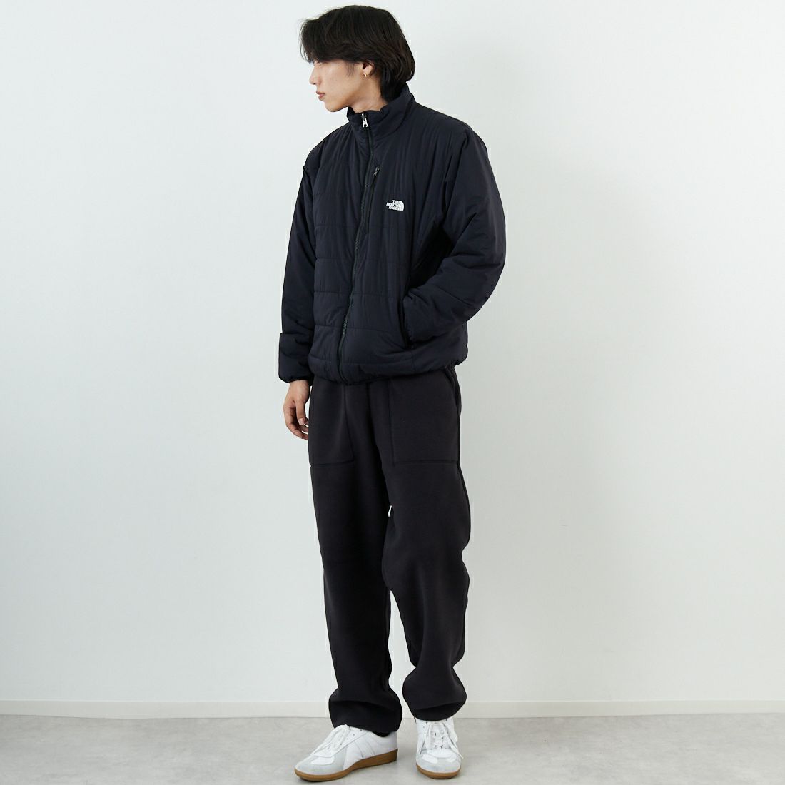 THE NORTH FACE [ザ ノースフェイス] ライトライダージャケット [NY82554] K &&モデル身長：179cm 着用サイズ：M&&
