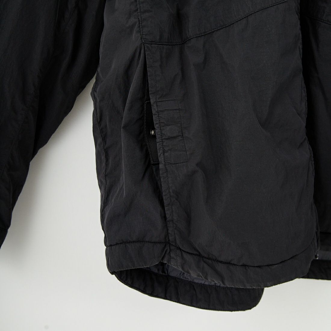 C.P.COMPANY [シーピーカンパニー] Chrome-R フーデッドジップオーバーシャツ [19CMOS084A] 999 BLACK