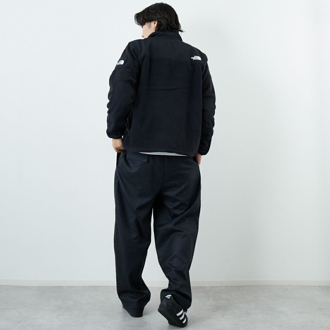 THE NORTH FACE [ザ ノースフェイス] デナリジャケット [NA72450] K &&モデル身長：179cm 着用サイズ：M&&